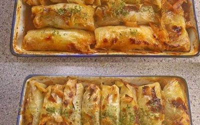 Stuffed cabbage casserole (oven baked)