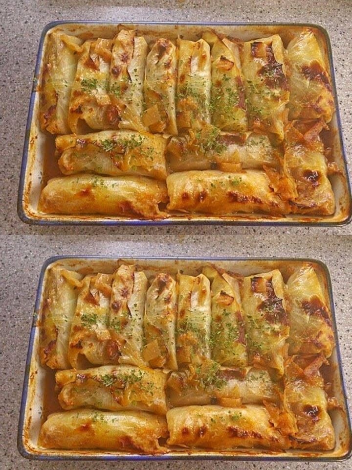 Stuffed cabbage casserole (oven baked)