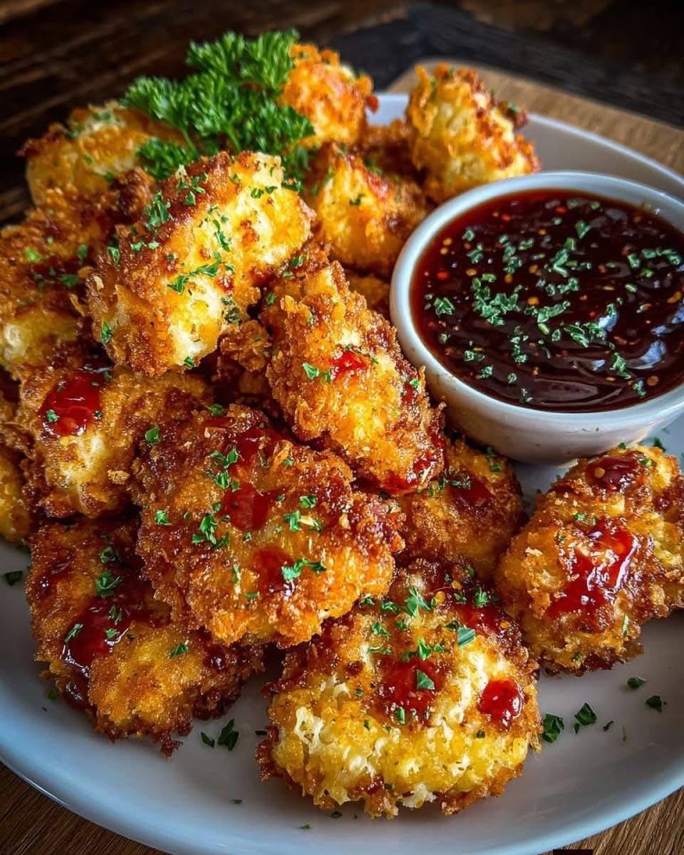 Crispy pieces of chicken