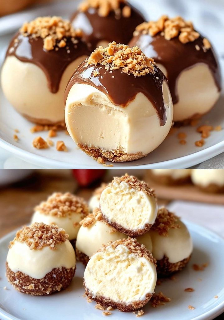 5 minutes of work and the cheesecake balls will survive 30 seconds